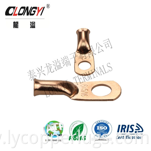 Copper Tube Ring Crimp Solder Terminals Cable Lugs AWG